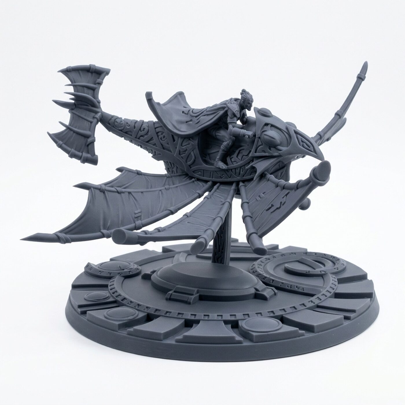 Flying Kardan B - Gray Resin 3D Printed Miniature