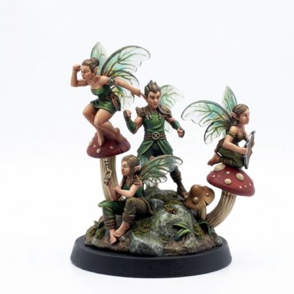 Forest Sprite B - Painted 3D Printed Miniature