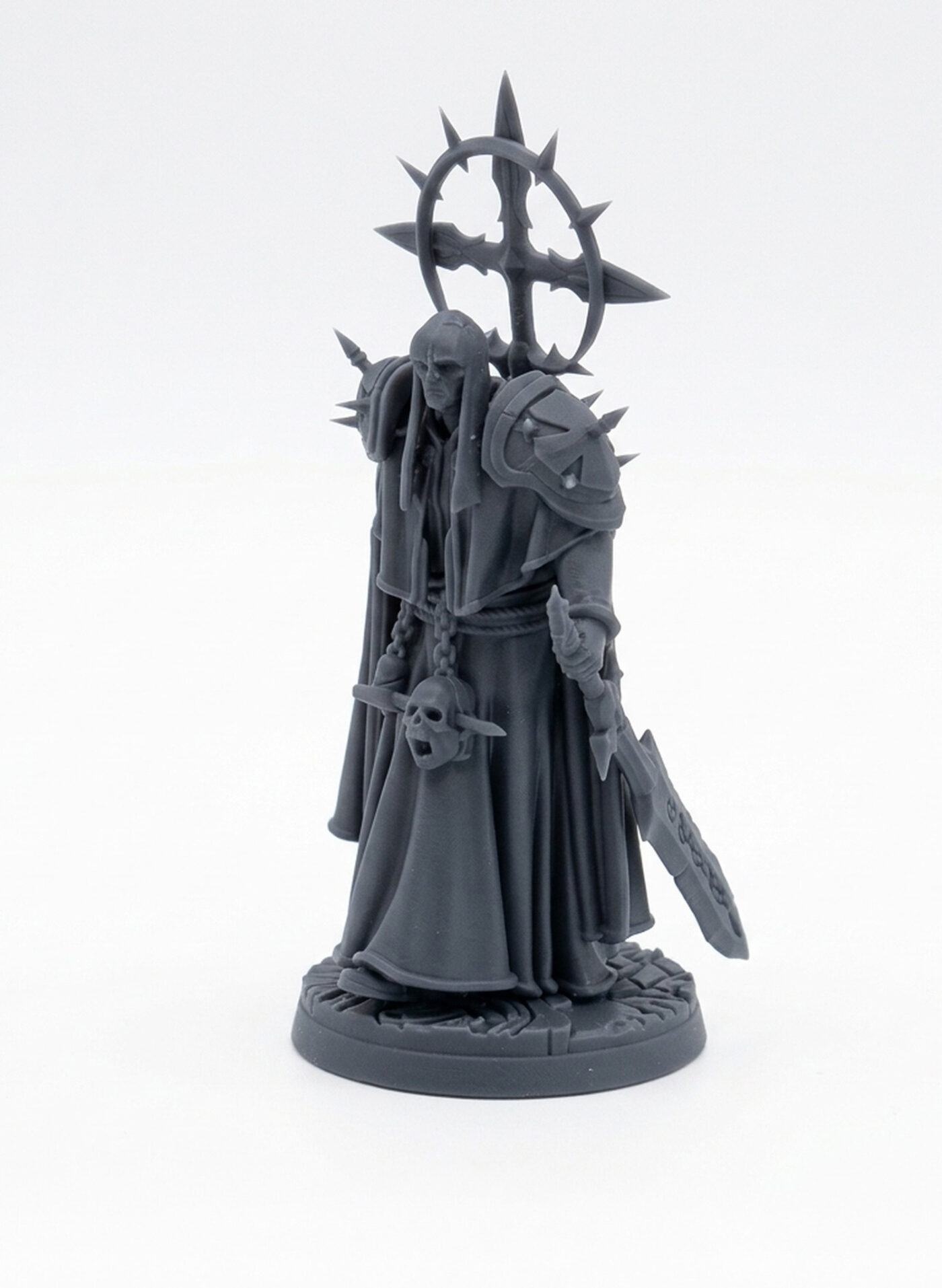 Foulpriest D - Gray Resin 3D Printed Miniature