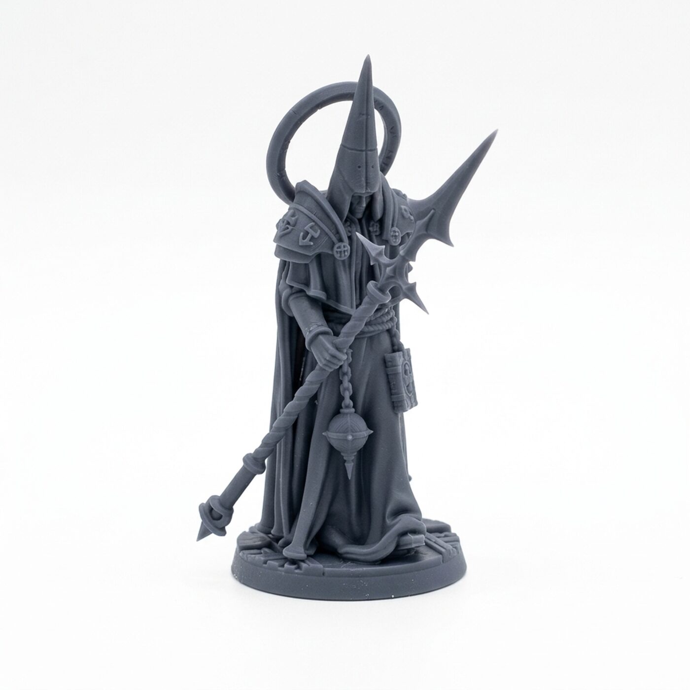 Foulpriest E - Gray Resin 3D Printed Miniature