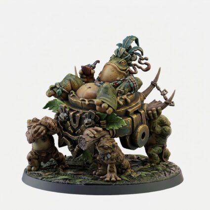 Frog King - Painted 3D Printed Miniature