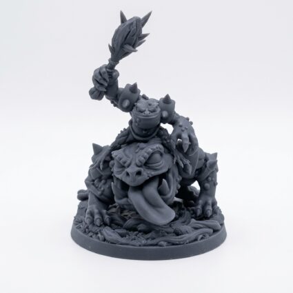 Frogbeast A - Gray Resin 3D Printed Miniature