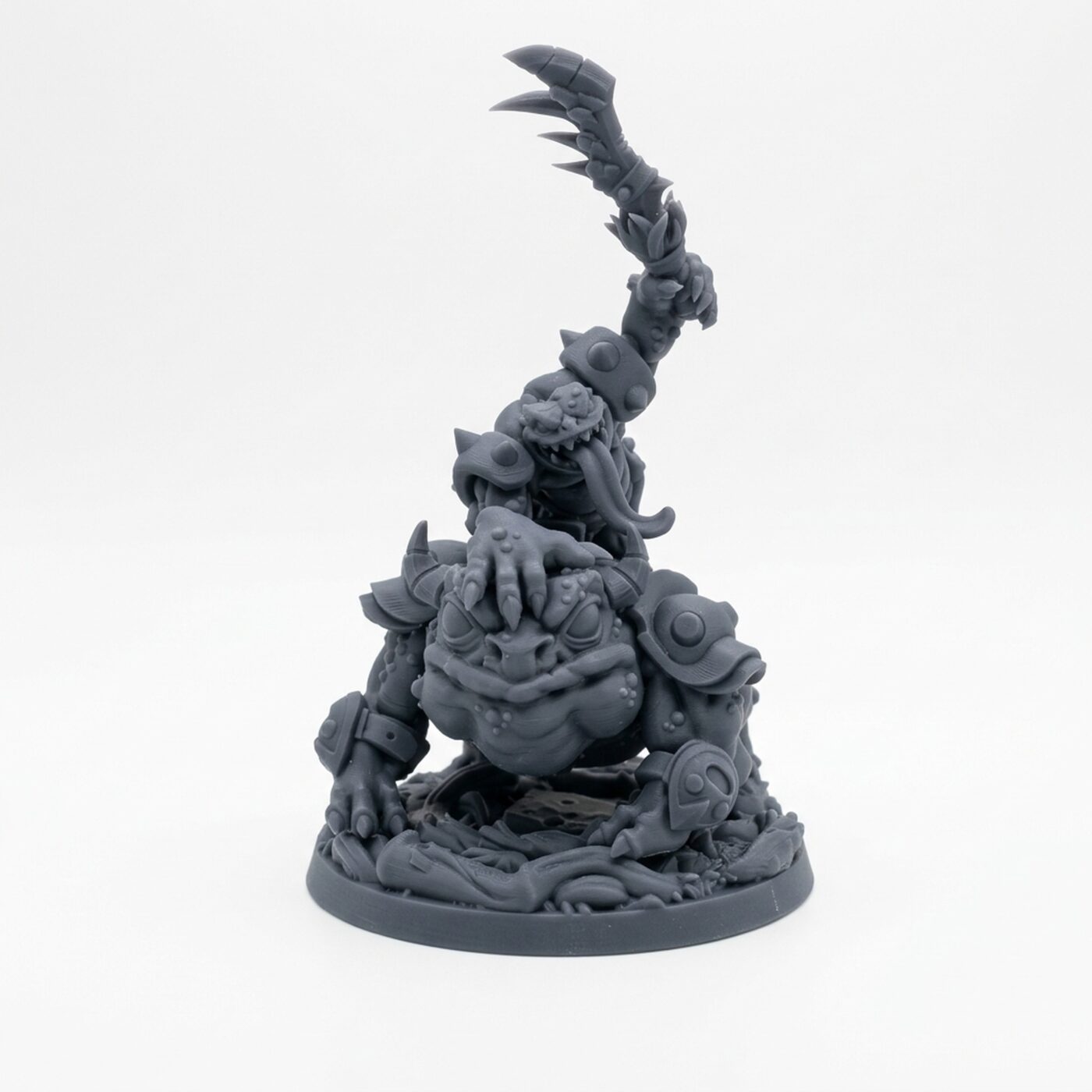 Frogbeast C - Gray Resin 3D Printed Miniature