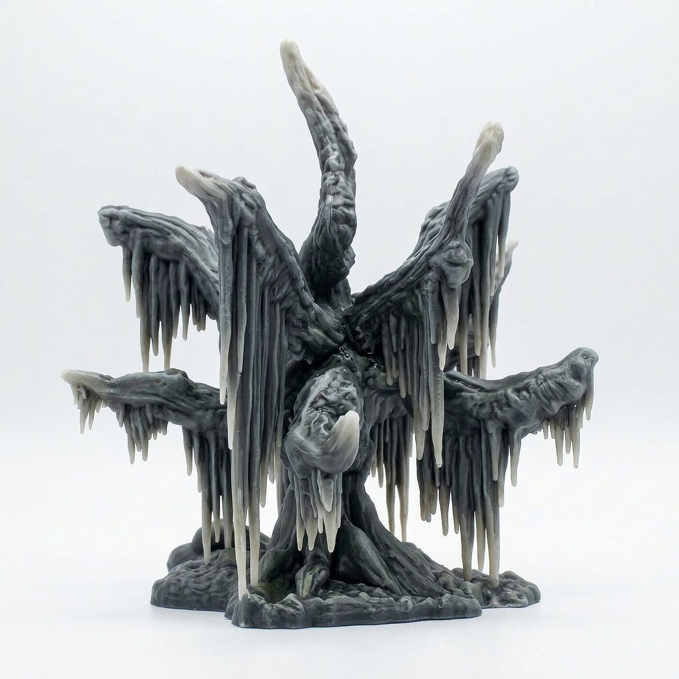 Frozen Tree B - Painted 3D Printed Miniature