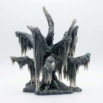 Frozen Tree B - Painted 3D Printed Miniature