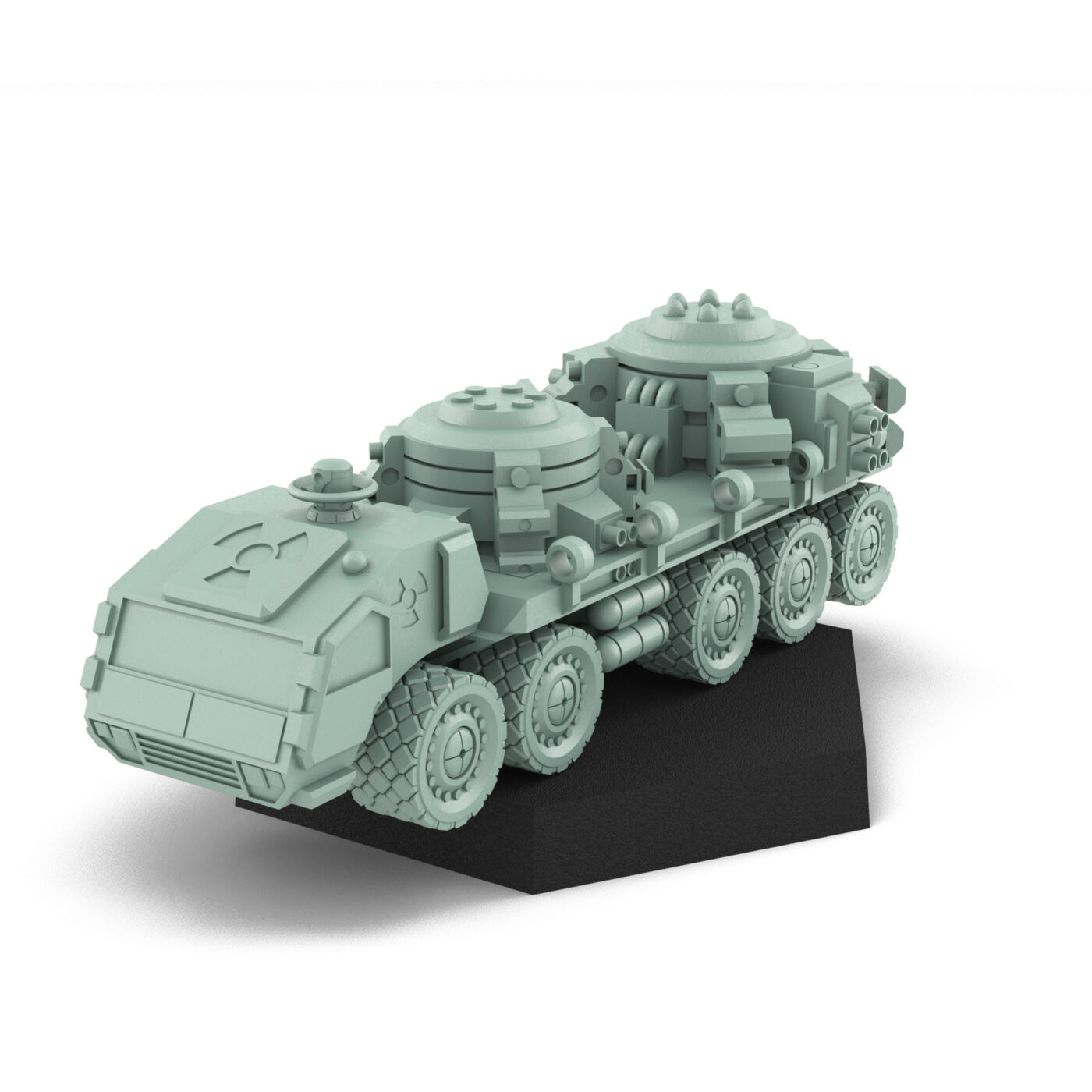 Fusion Engine Transport Miniature 3D Printed Mech Miniature