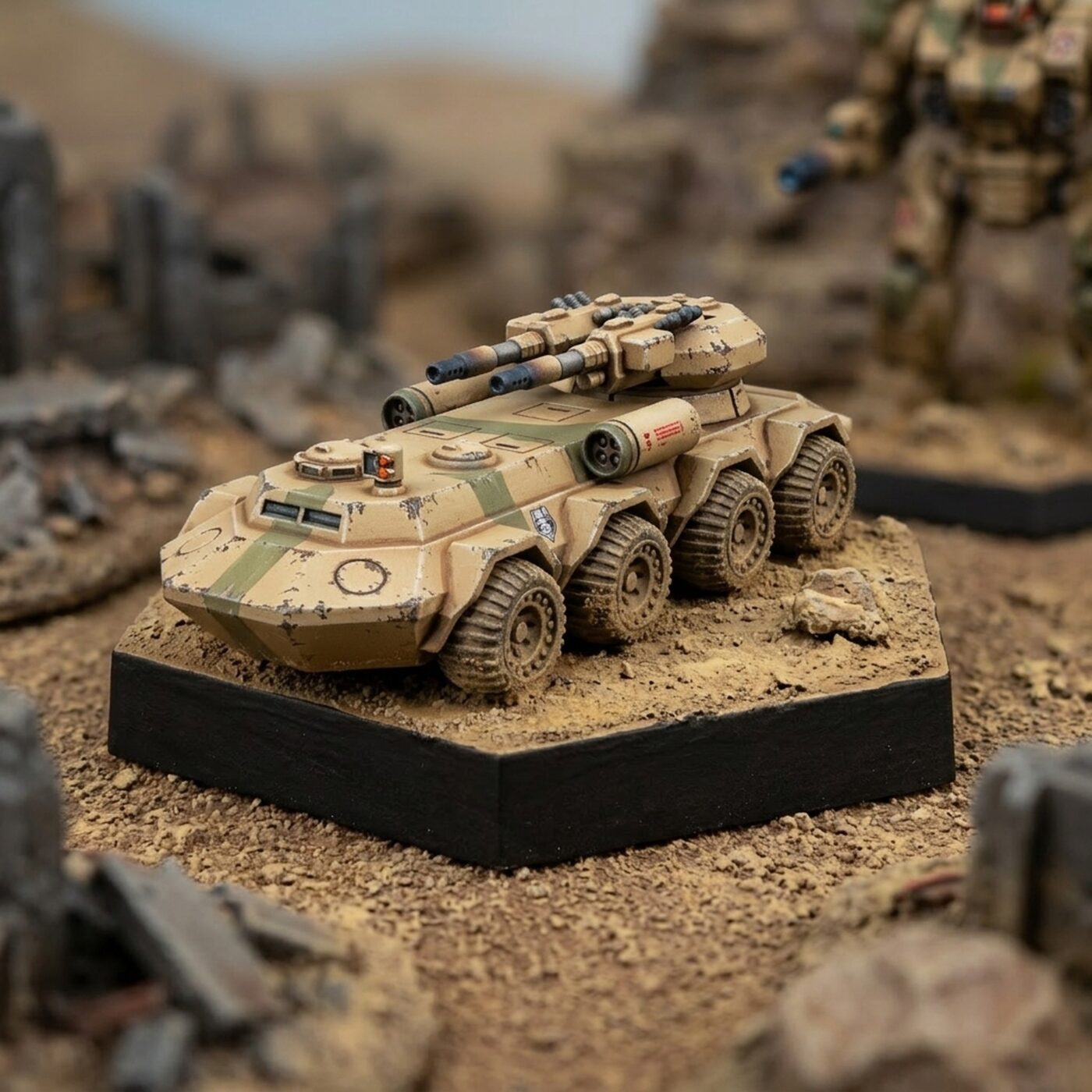 Gator Amphibious Combat Vehicle Painted Mech Miniature