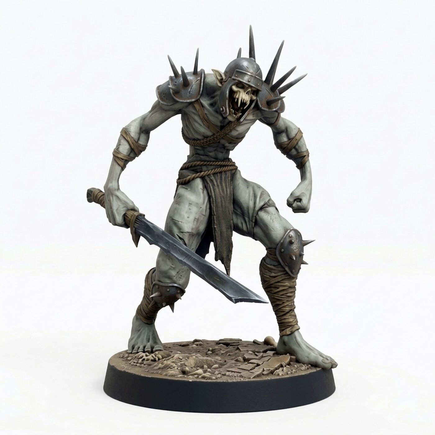 Ghoulravager Angry - Painted 3D Printed Miniature