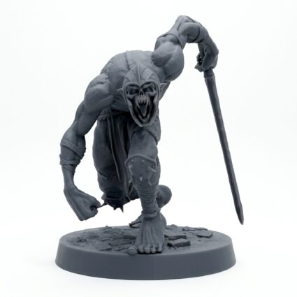 Ghoulravager Crawlwalk - Gray Resin 3D Printed Miniature