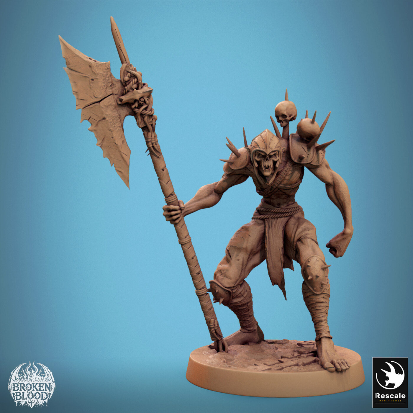 Ghoulravager Guardgreataxe Miniature