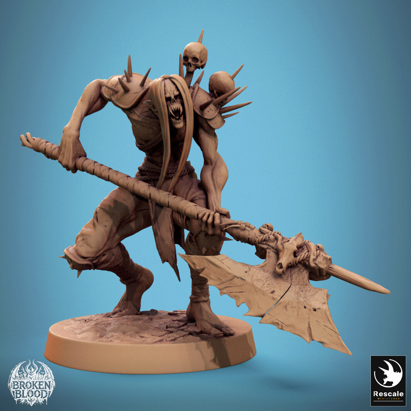 Ghoulravager Readygreataxe Miniature