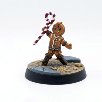 Gingerbread Man - Painted 3D Printed Miniature