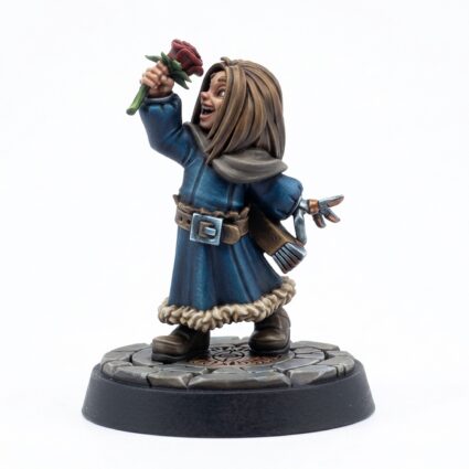 Girl Flower - Painted 3D Printed Miniature