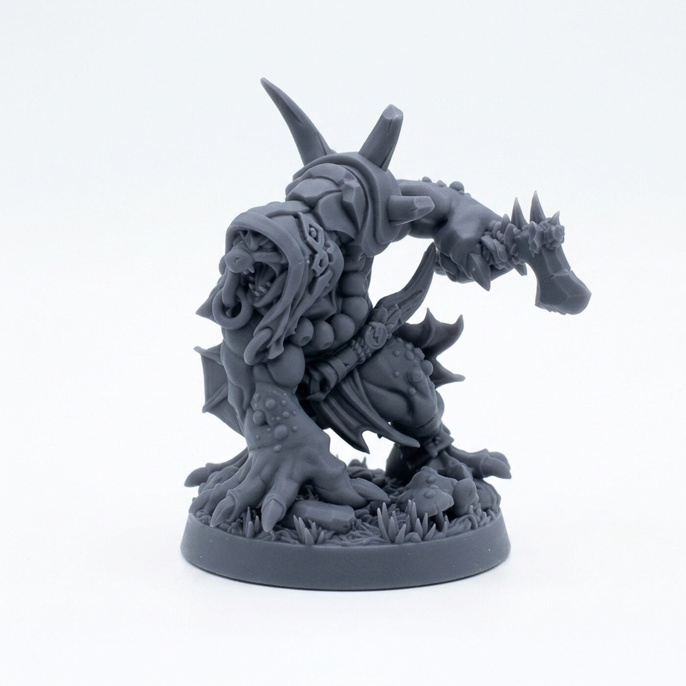 Gloom Chanters B - Gray Resin 3D Printed Miniature
