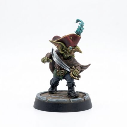 Goblin Captain - Painted 3D Printed Miniature