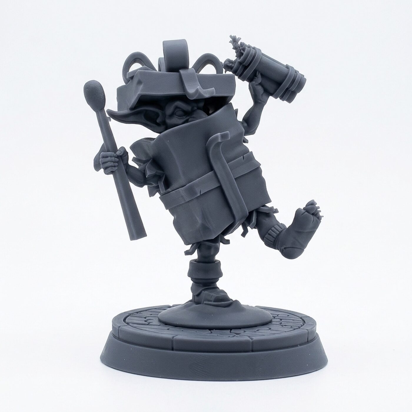 Goblin Gift - Gray Resin 3D Printed Miniature