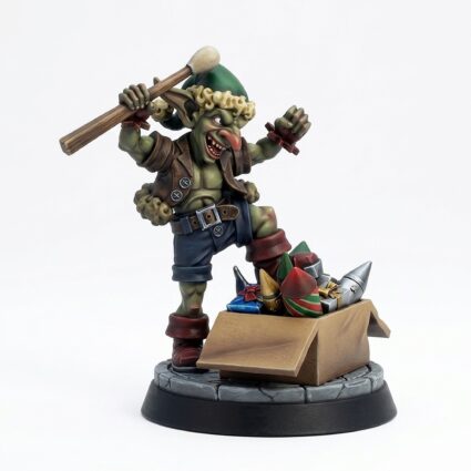 Goblin Match Firework - Painted 3D Printed Miniature