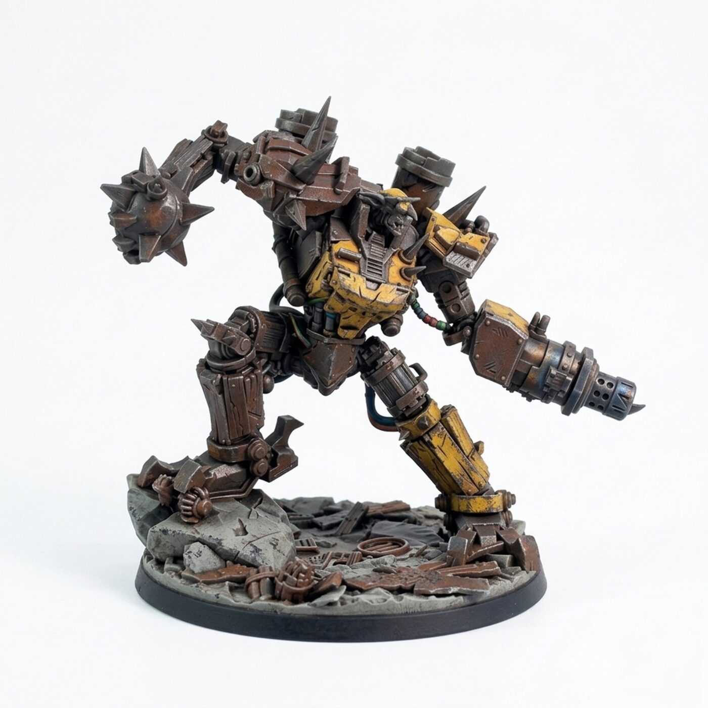 Goblin Meka Pose C Sneer Head - Painted 3D Printed Miniature