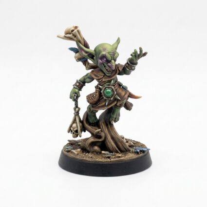 Goblin Warchief Kragger - Painted 3D Printed Miniature