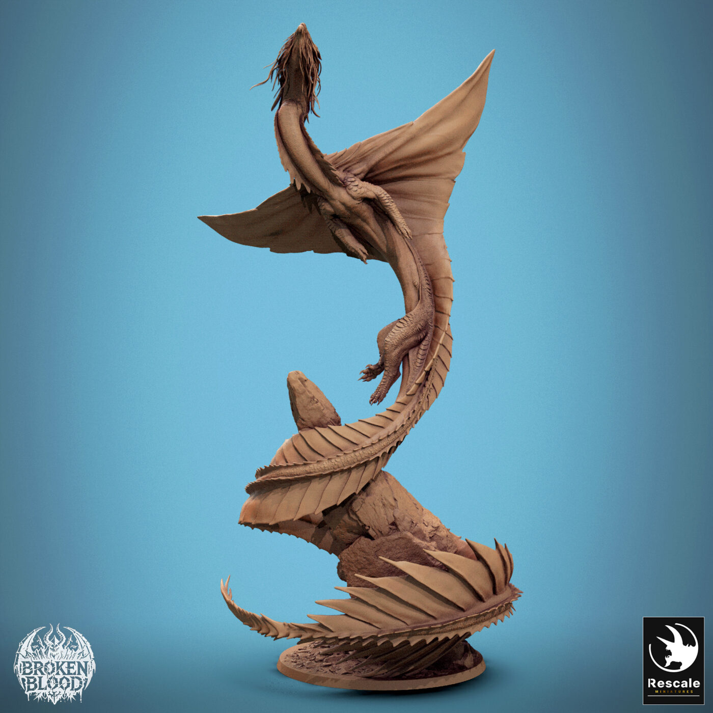 Gold Dragon Miniature