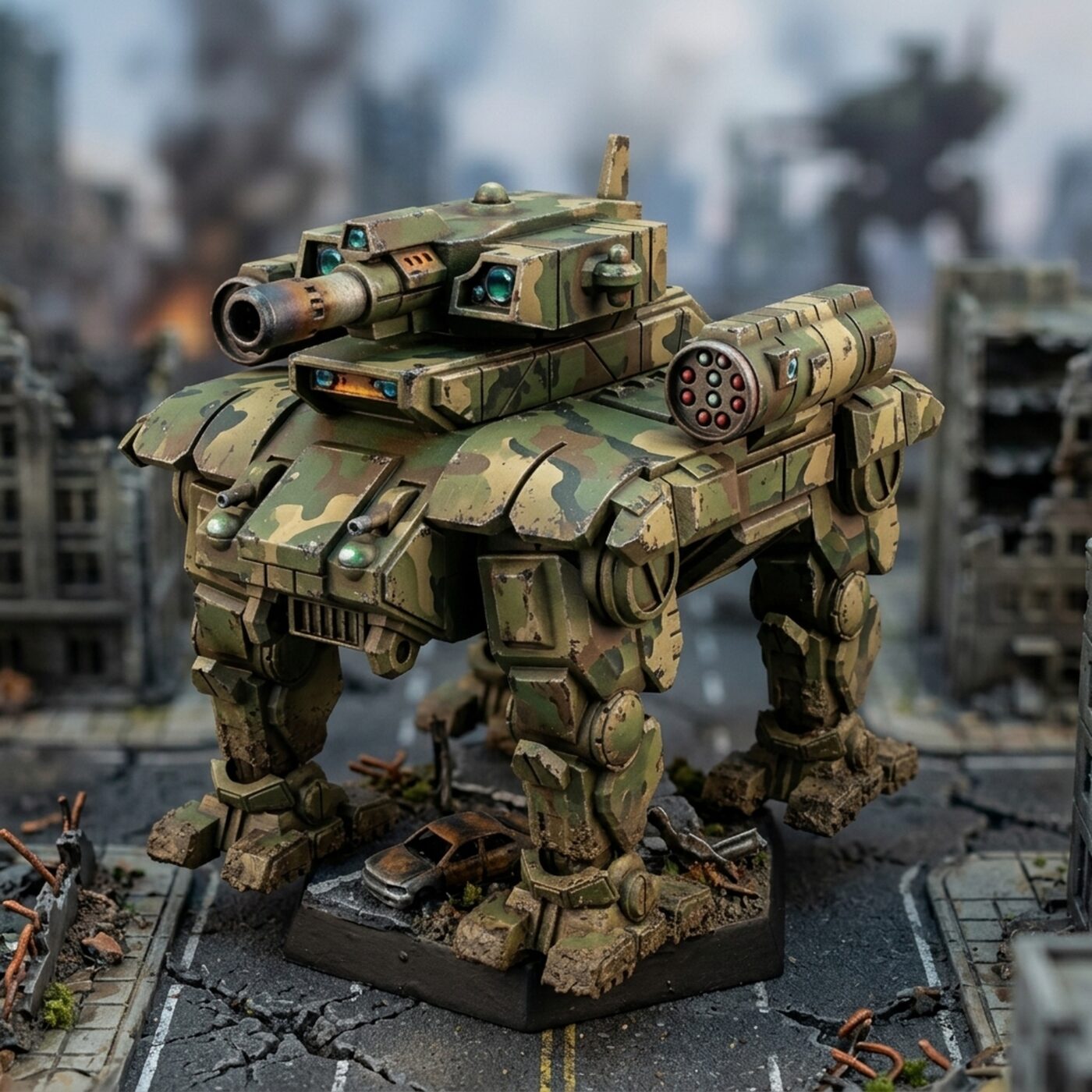 Goliath Quad Mech Painted Mech Miniature