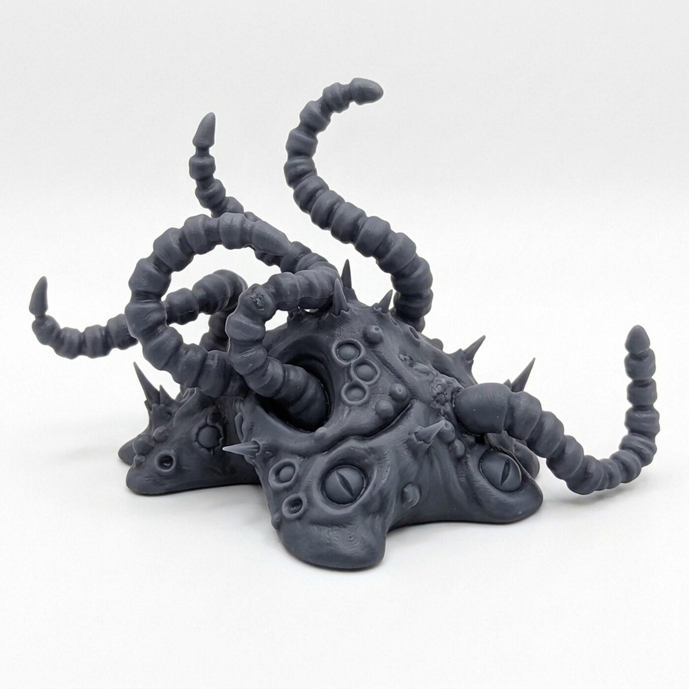 Gooworms - Gray Resin 3D Printed Miniature
