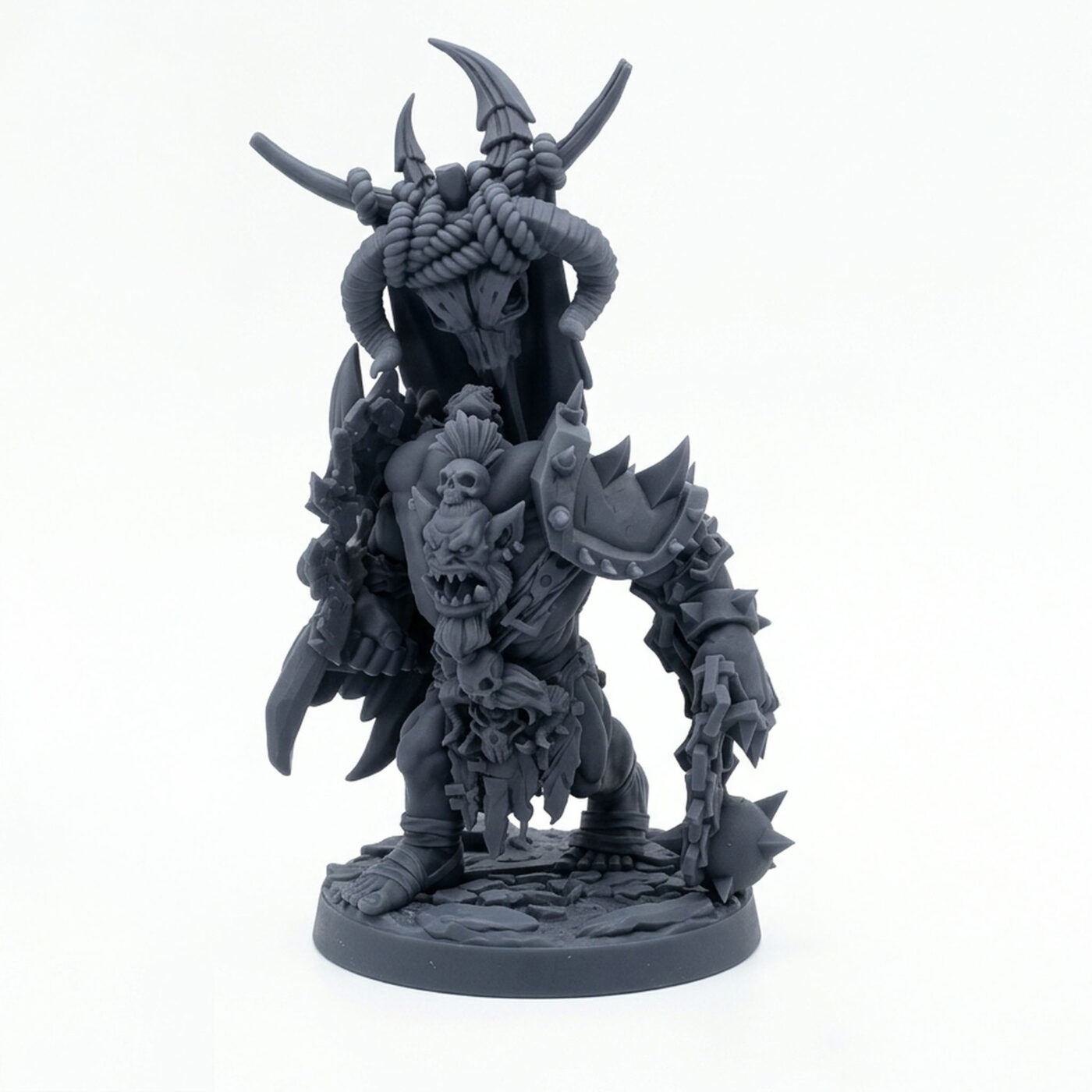 Grakha Uzkor A - Gray Resin 3D Printed Miniature