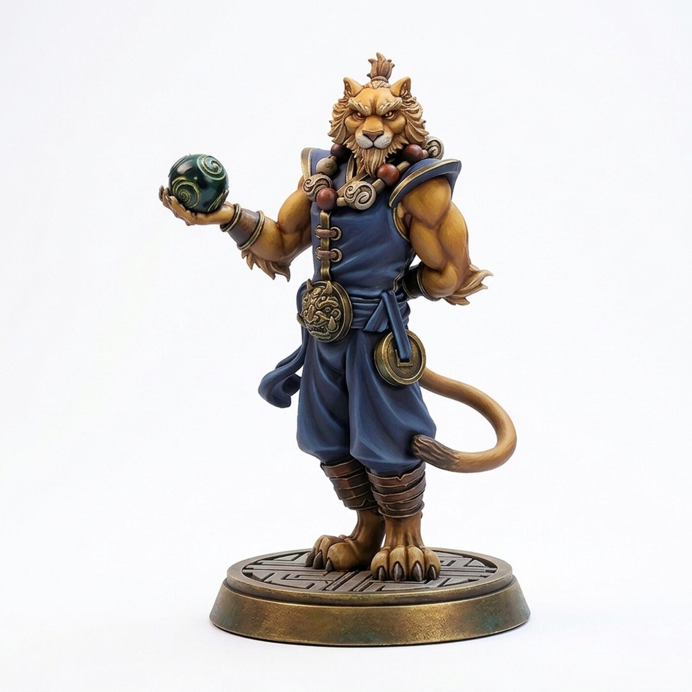 Grand Master Tiger - Painted 3D Printed Miniature