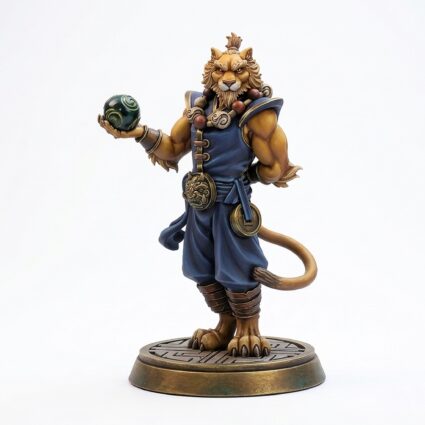 Grand Master Tiger - Painted 3D Printed Miniature