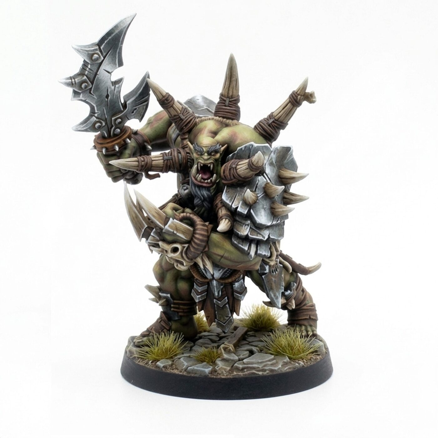 Gromok The War Tyrant A - Painted 3D Printed Miniature