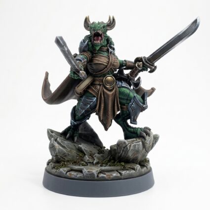 Gruff Ho Megas Pyre Lady - Painted 3D Printed Miniature