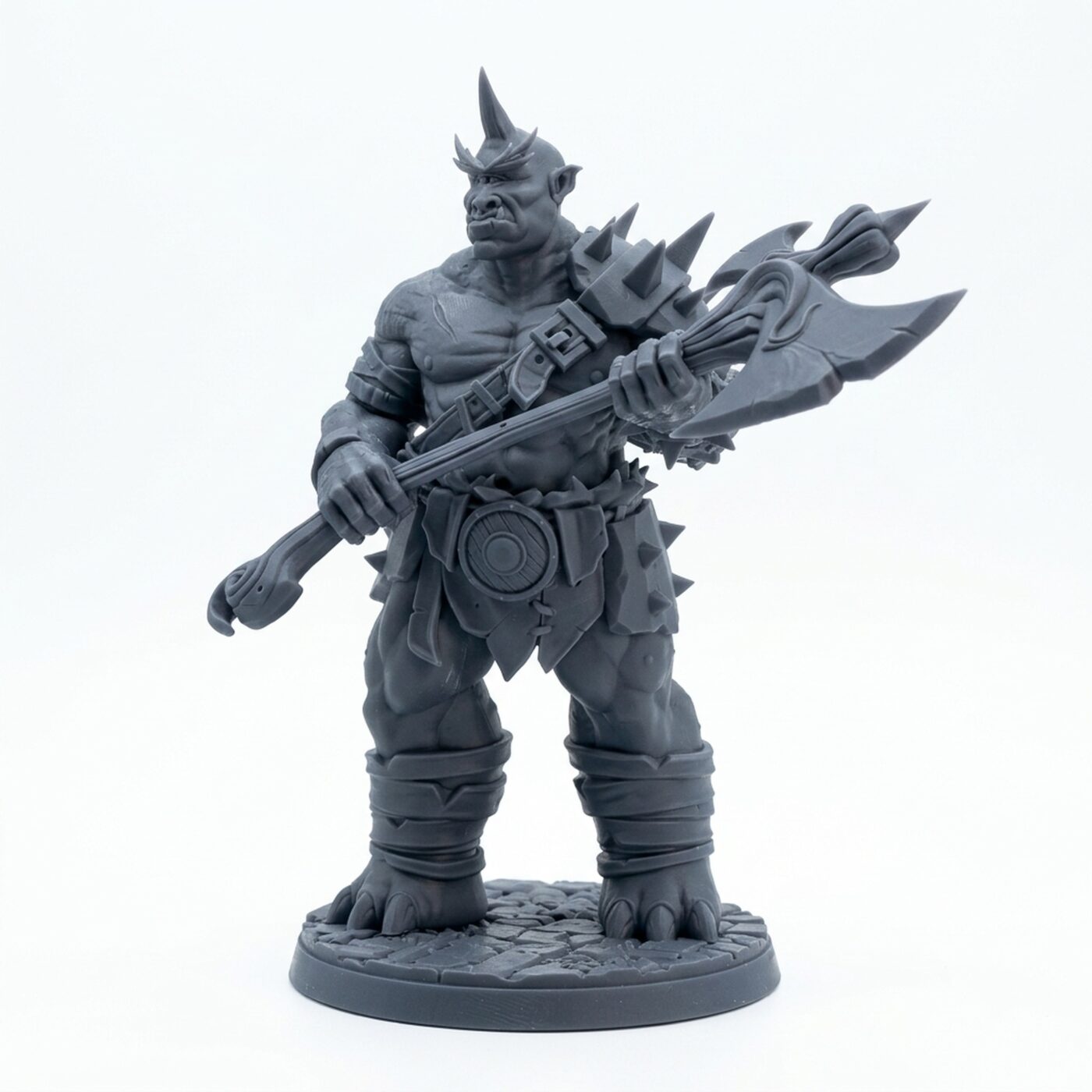 Guard Standing - Gray Resin 3D Printed Miniature