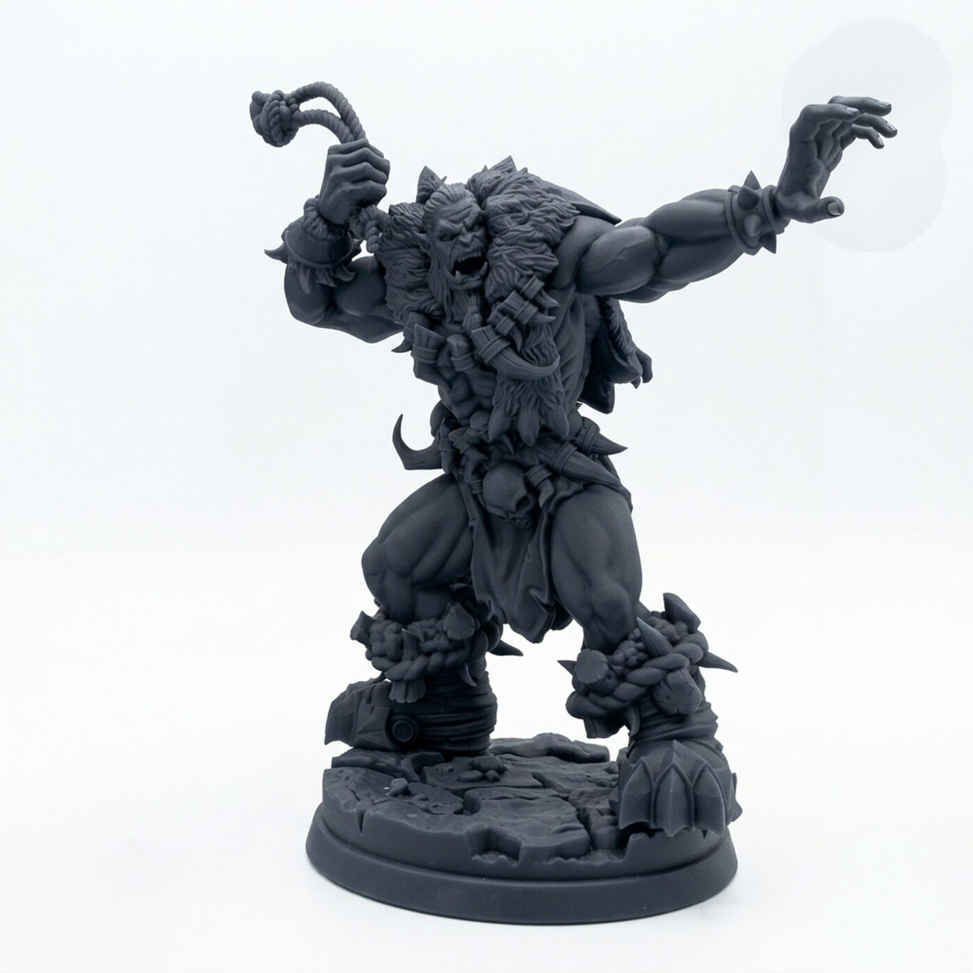 Gul Ranger Orc B - Gray Resin 3D Printed Miniature