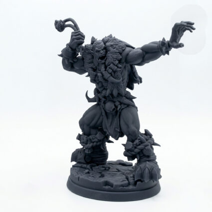 Gul Ranger Orc B - Gray Resin 3D Printed Miniature