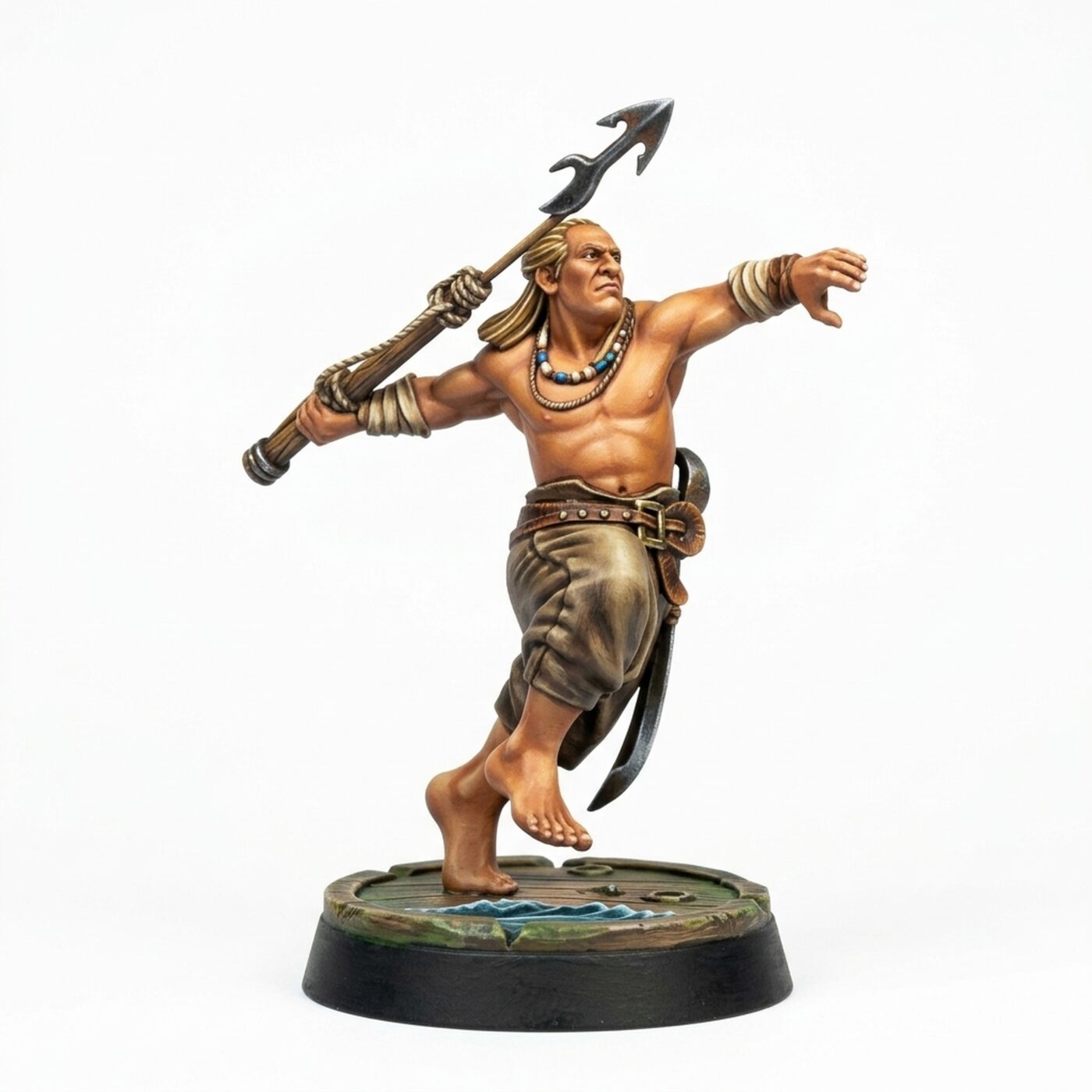 Harpoon Master - Painted 3D Printed Miniature