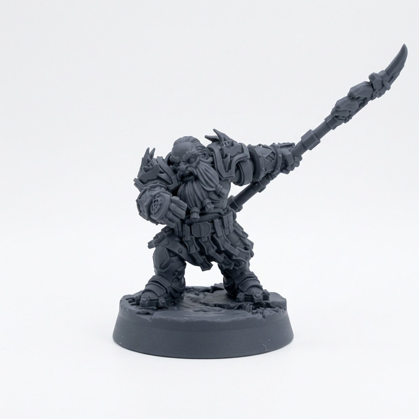 Heat Maulers B - Gray Resin 3D Printed Miniature