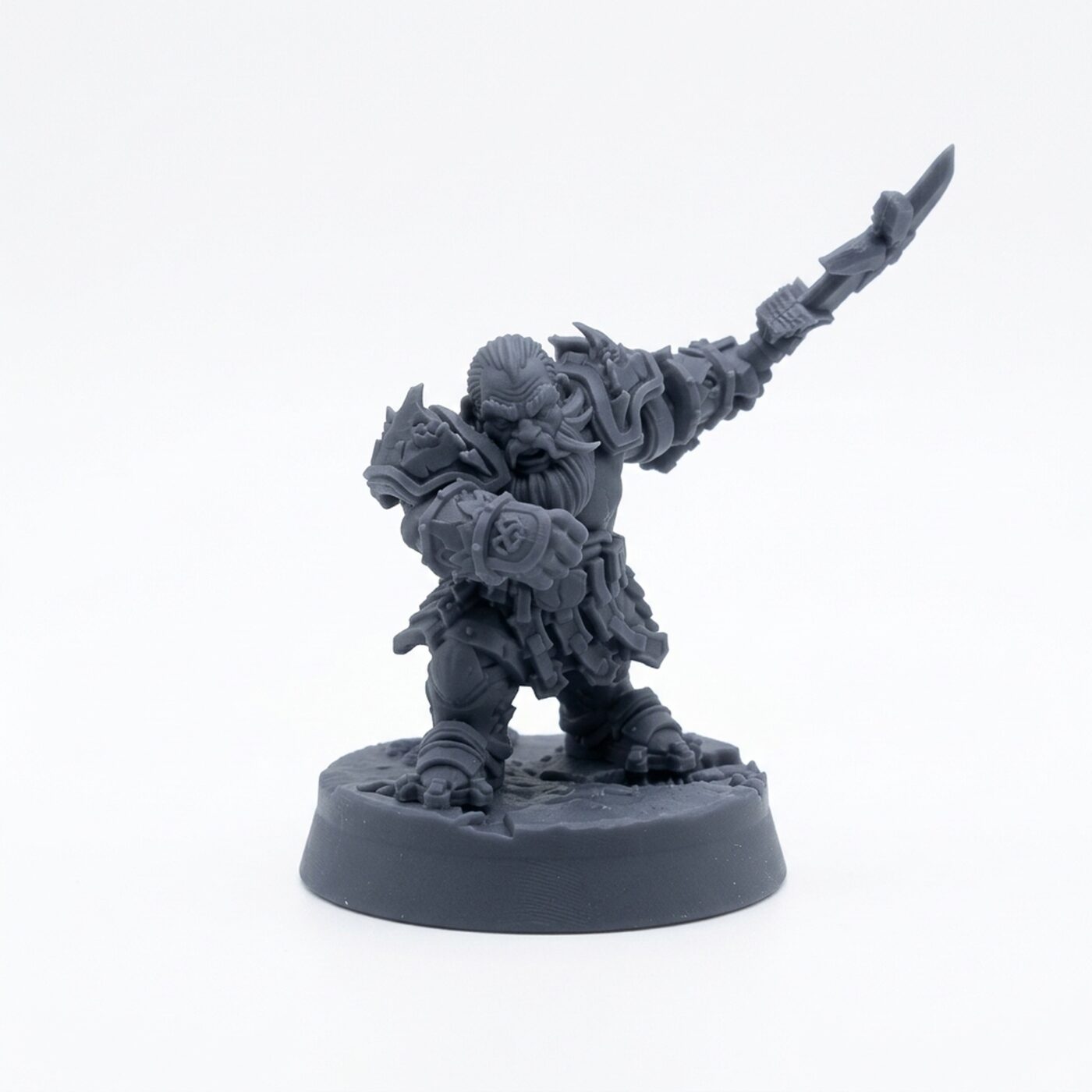 Heat Maulers C - Gray Resin 3D Printed Miniature