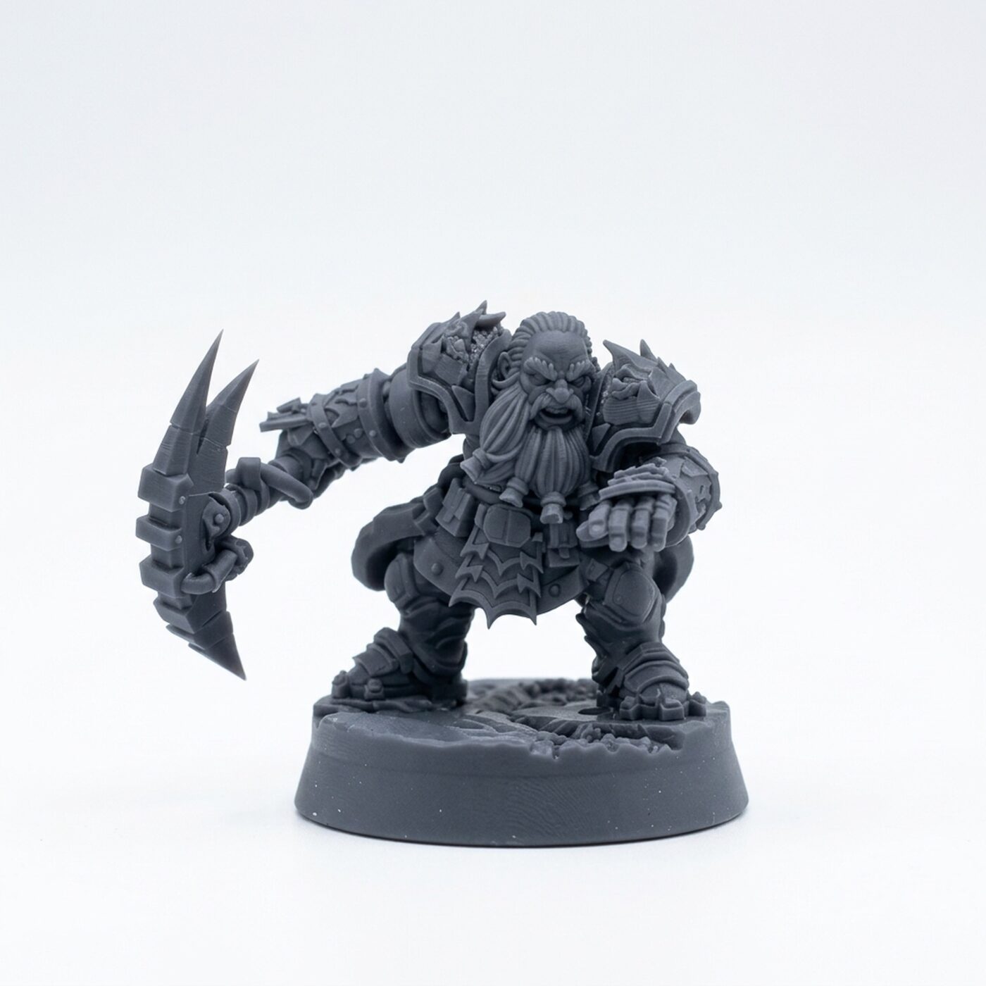 Heat Maulers E - Gray Resin 3D Printed Miniature