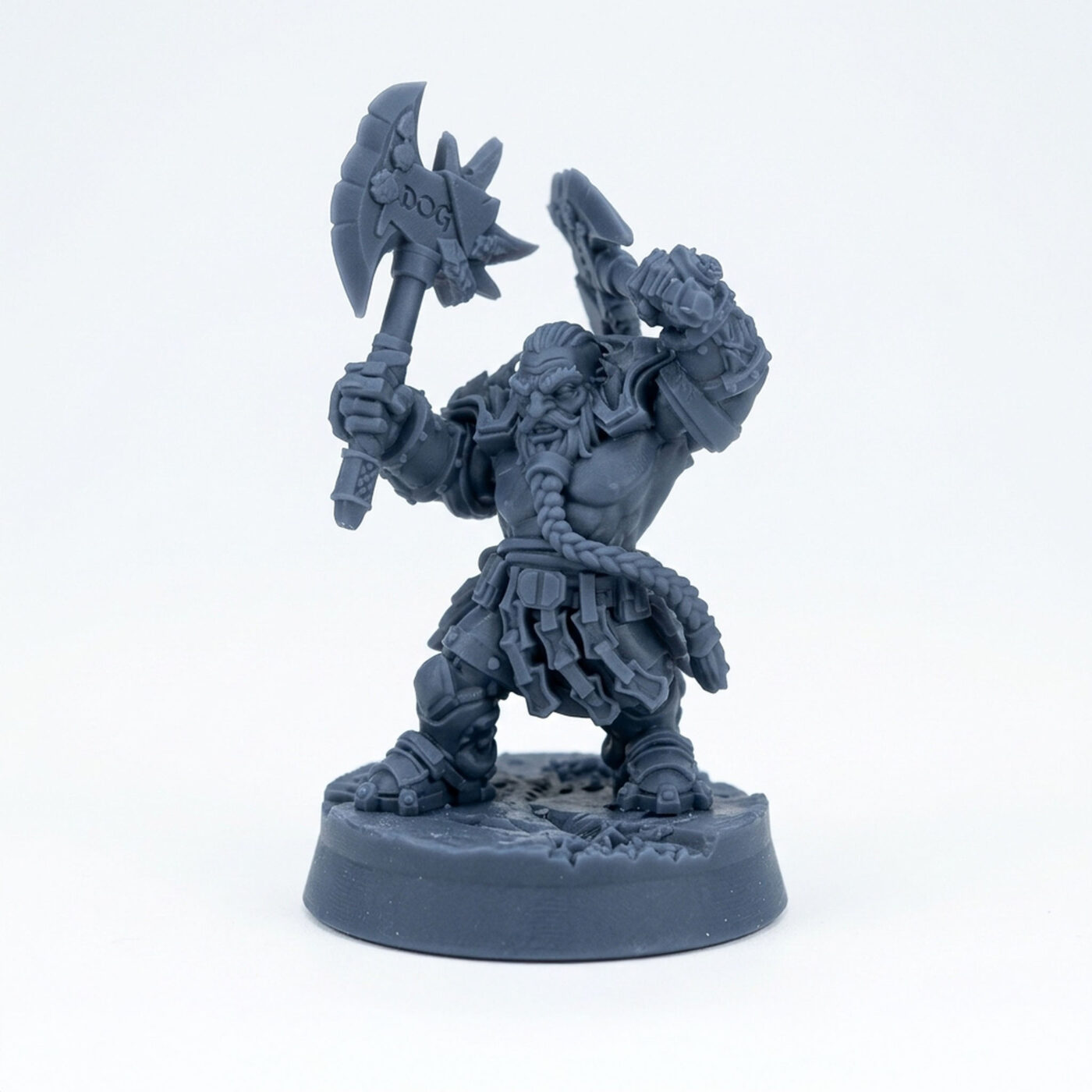 Heat Maulers F - Gray Resin 3D Printed Miniature