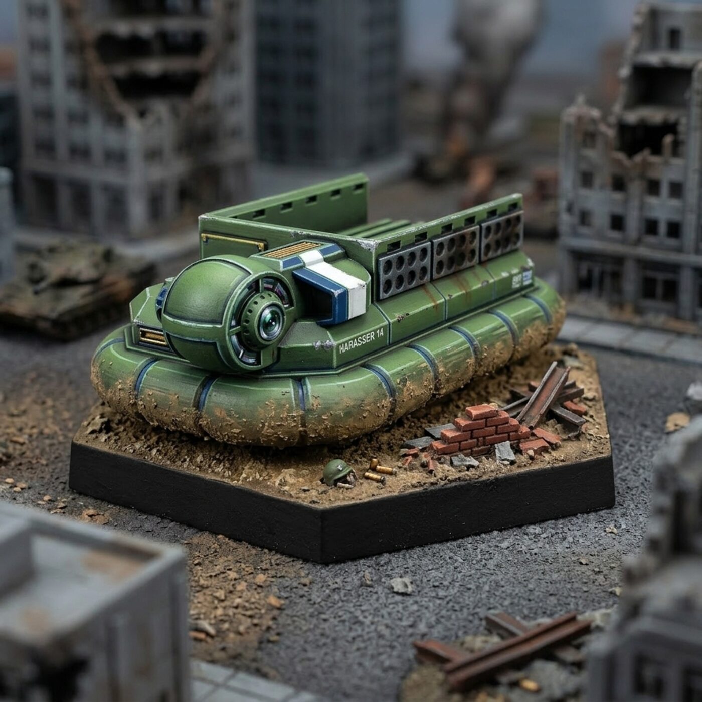 Heavy Hover Truck Cargo by USe Mechs Painted Mech Miniature