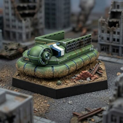 Heavy Hover Truck Cargo by USe Mechs Painted Mech Miniature