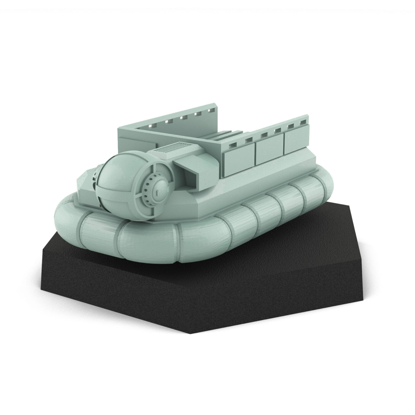 Heavy Hover Truck Cargo by USe Mechs 3D Printed Mech Miniature