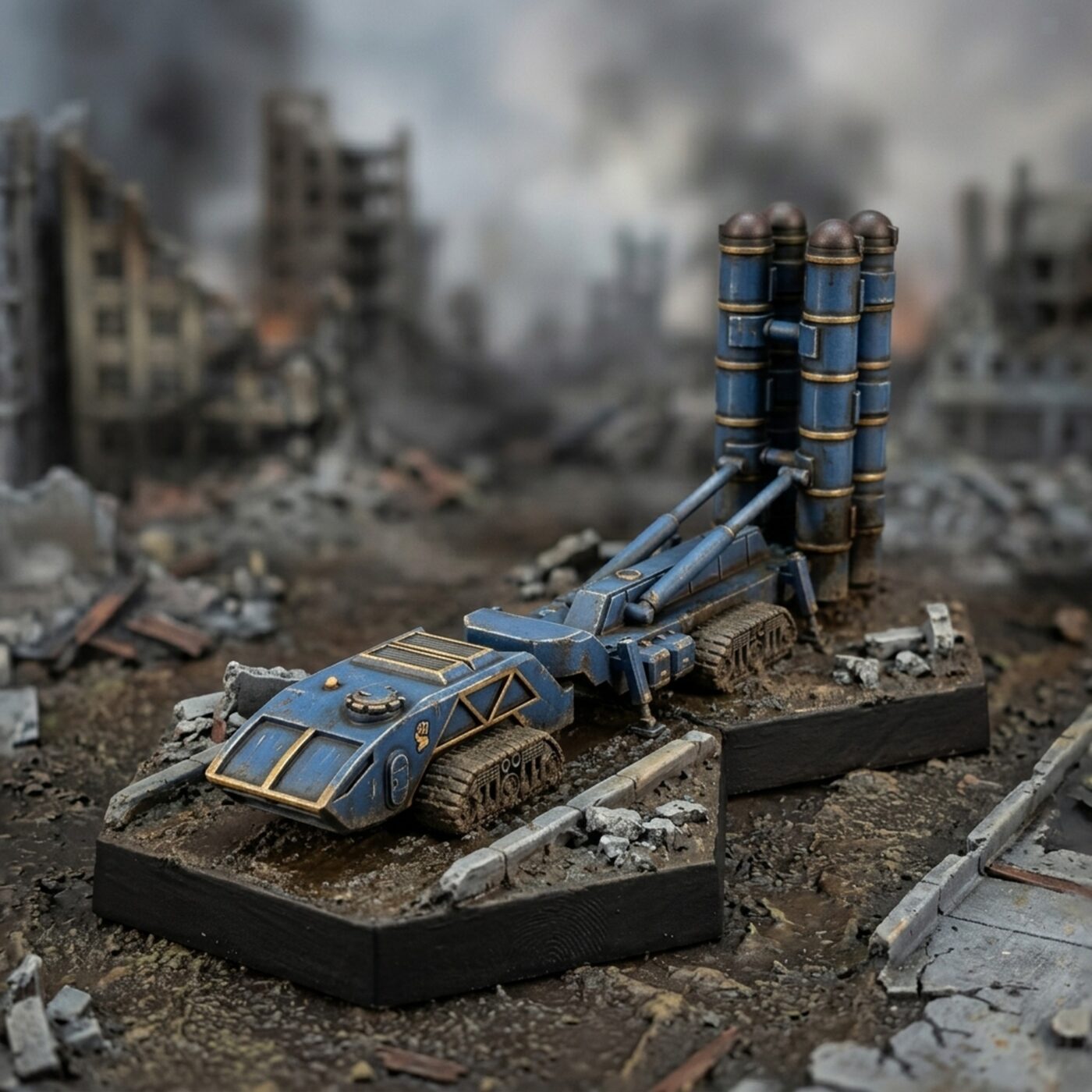 Heavy Thunderbolt 15 Launcher Deployed Painted Mech Miniature