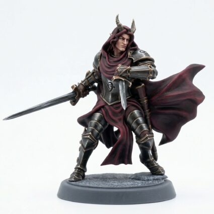 Hellswake Knight B - Painted 3D Printed Miniature