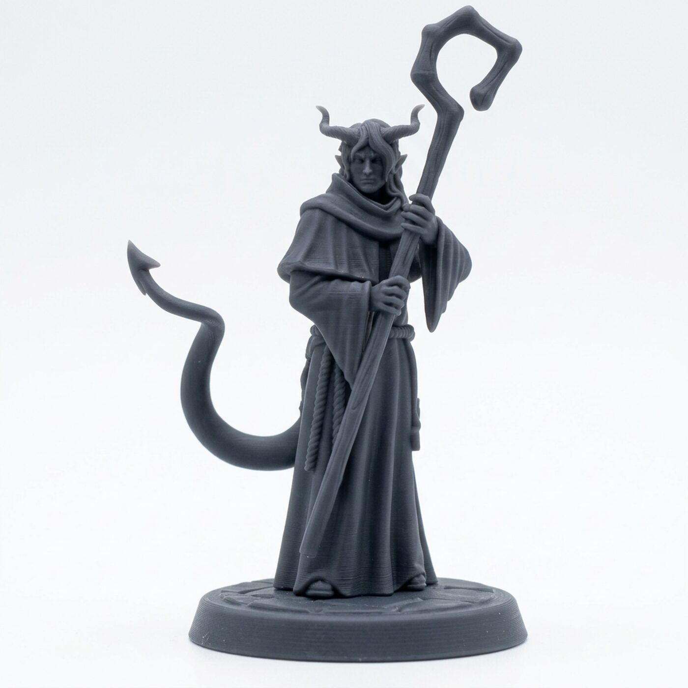 Hellswake Wardlighter B - Gray Resin 3D Printed Miniature