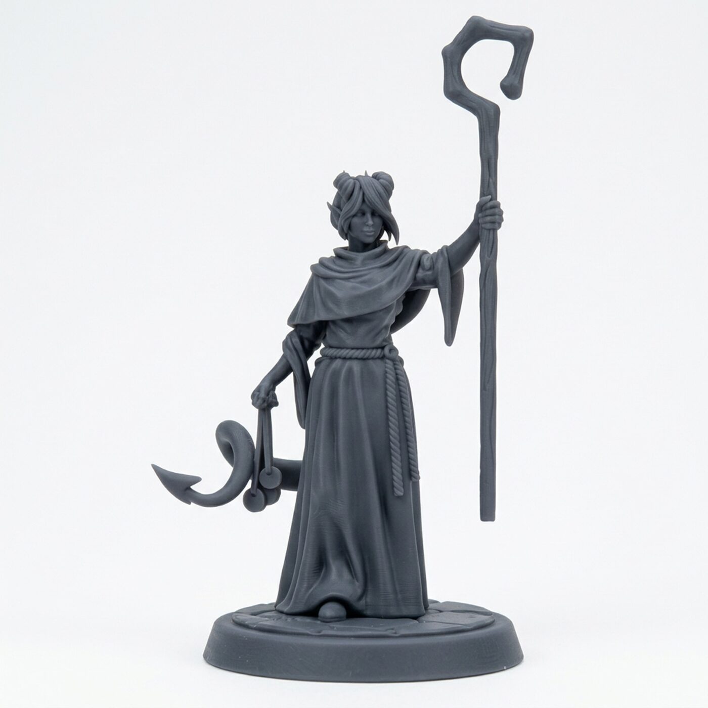 Wardlighter C - Gray Resin 3D Printed Miniature