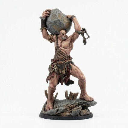 Hill Giant Hurler - Painted 3D Printed Miniature