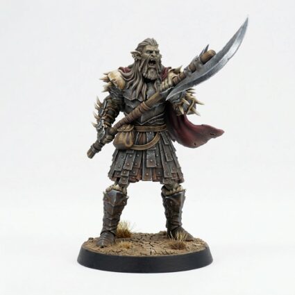 Hobgoblin Spinecleaver B - Painted 3D Printed Miniature