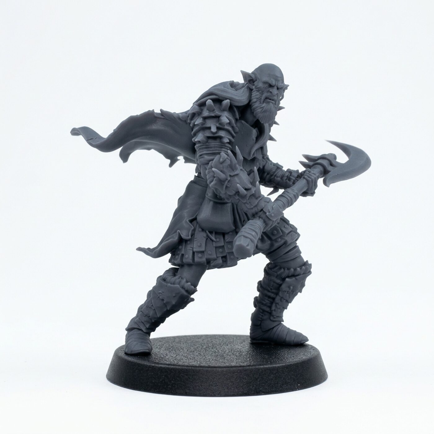 Hobgoblin Spinecleaver C - Gray Resin 3D Printed Miniature