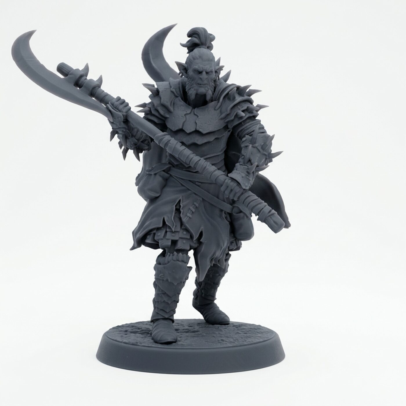 Hobgoblin Spinecleaver D - Gray Resin 3D Printed Miniature